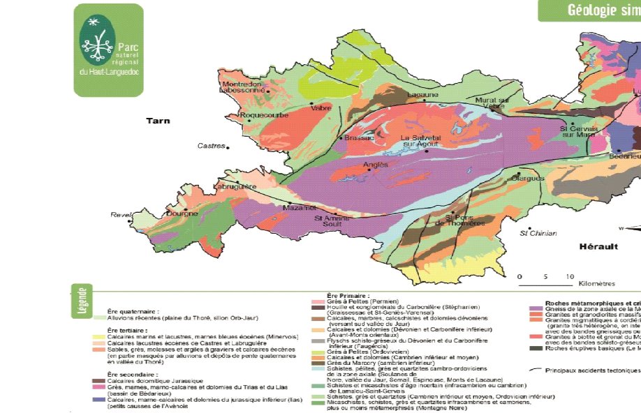 geologie simplifiée du parc diag 2016