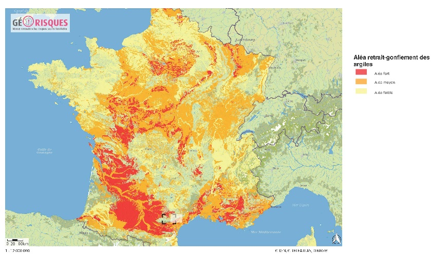 carte argiles france 1