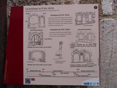 style des encadrements des boutiques XVI et XVII c