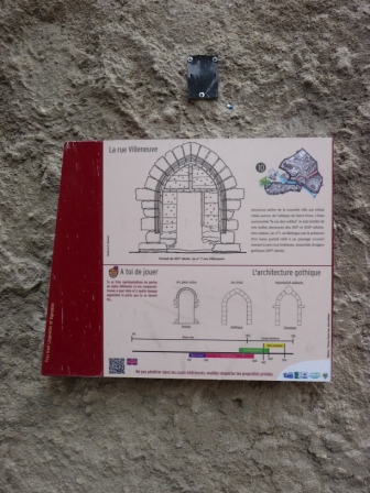 panneau archi gothique