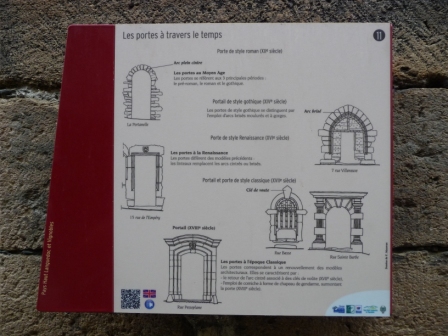 panneau style des encadrements des portes